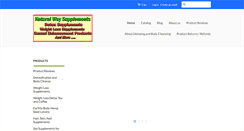 Desktop Screenshot of naturalwaysupplements.com