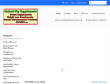 Tablet Screenshot of naturalwaysupplements.com